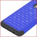 Samsung Galaxy S7 Edge - Heavy Duty Hybrid Bling Bling Protective Phone Cover Case - Purple